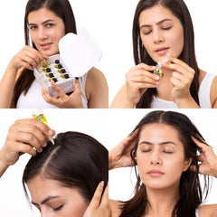 Brillare 5% Tea Tree Hair Oil Shots for Dandruff & Itchy Scalp with 1% Salicylic Acid | Visible Dandruff Reduction & Itch Control from 1st Application | 88% Increased Scalp Hydration