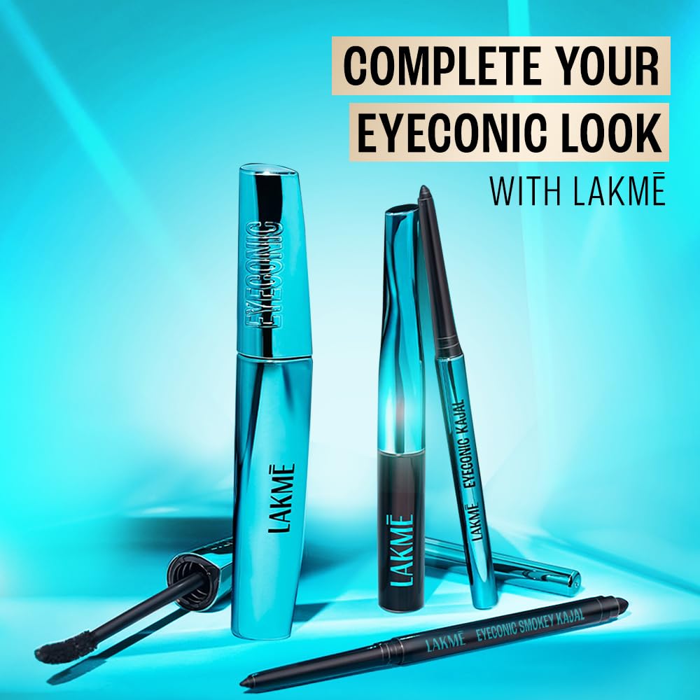 Lakme 9-5 Eyeconic Kajal, Classic Brown, Smudgeproof and Waterproof that lasts upto 24H, for 2x dark pigment, 0.35g