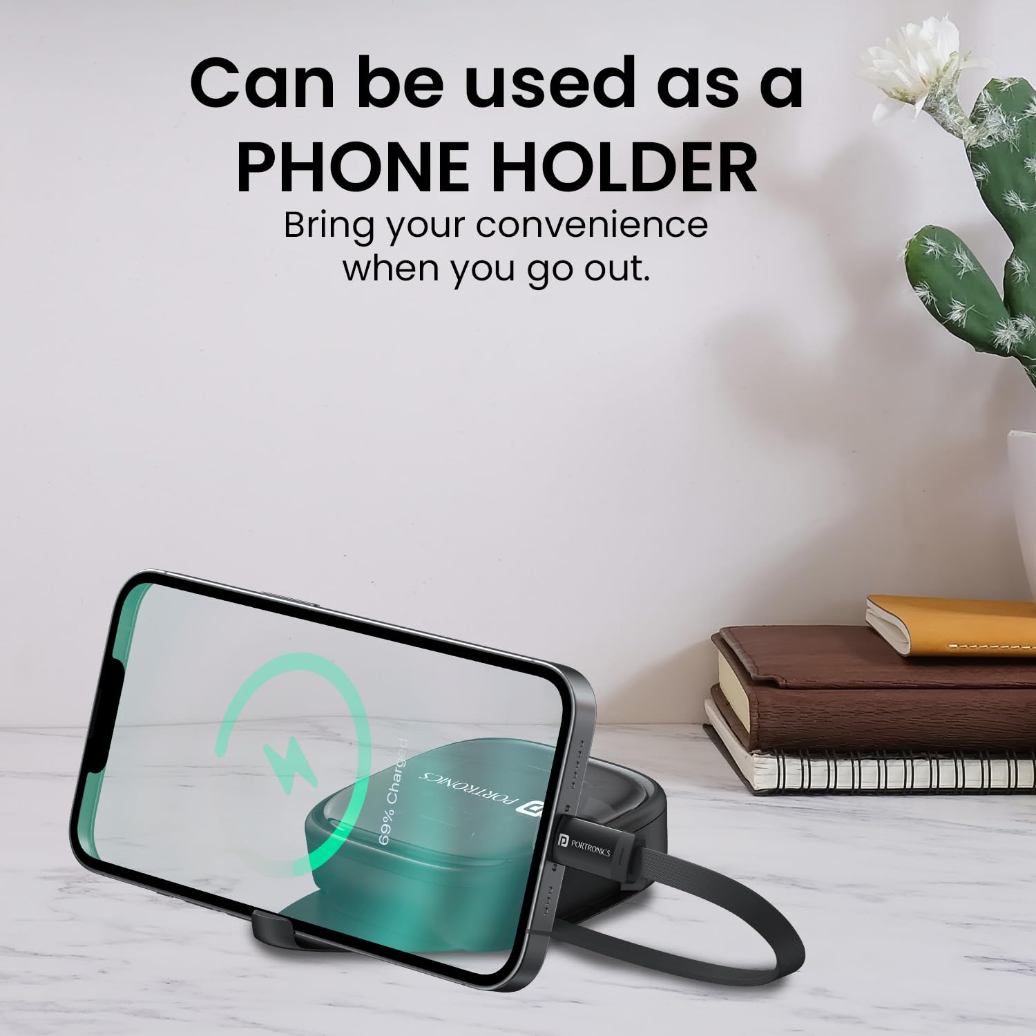 Portronics Snapcase 2 60W Multifunctional Fast Charging Data Cable Kit With Retractable Cable, Conversion Set USB A & Type C to Male Micro/Lightning,Sim Storage,Sim Eject Pin