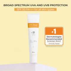 UV Doux Silicone Sunscreen Gel SPF 50 PA+++|India’s No.1 Dermatologist Recommended Brand|Invitro,In-Vivo Tested|UVA/UVB Protection, Benzene Free|No White Cast |Oily & Acne-Prone Skin |75 g