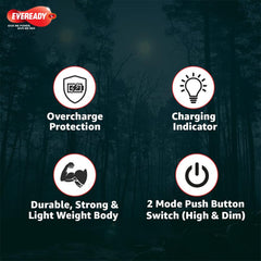 Eveready DIGILED DL30 Rechargeable Torch (Color May Vary)