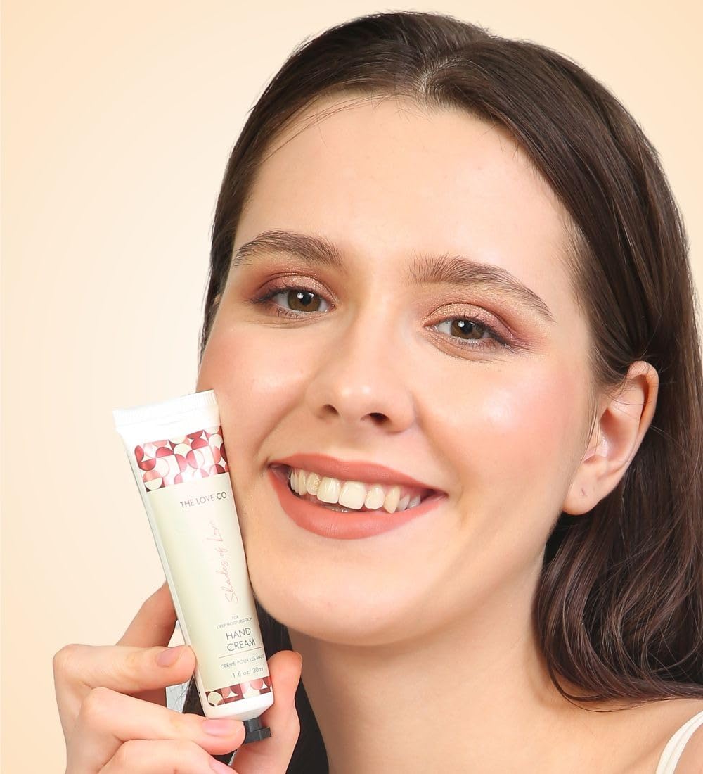 The Love Co Shades of Love Hand Cream | Hydrating, Quick-Absorbing, Non-Sticky & Lightweight | Heals and Smoothens Dry Hands and Cuticles - 30ml