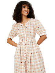 Max Women's Cotton A-Line Midi Dress