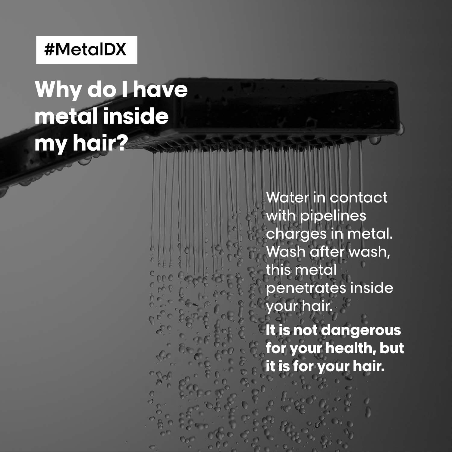 L’Oréal Professionnel Metal DX Anti Breakage Hair Mask| Professional Mask for Less Breakage, 97% less hair breakage in 1 use | With Glicoamine | For Men & Women, 250ml