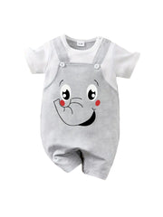 CUTIECRAZE Baby Boy Dungaree | Cute & Comfortable Dungaree Set for Baby Boys (DDBR 21–23)