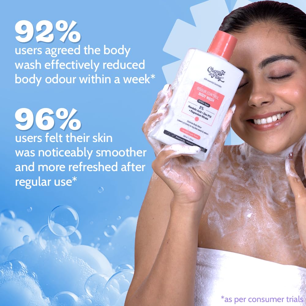 Chemist At Play Odour Control Bodywash | For Men & Women | 236ml
