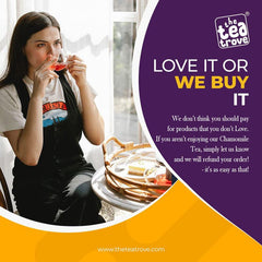 the tea trove Chamomile Tea Bags Organic -30 Pyramid Chamomile Flower Tea Bags In Resealable Pouch- Caffeine Free Camomile - Steep Hot Or Iced|Pack Of 1, 30 Gram