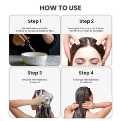 ThriveCo Rosemary Essential Oil for Hair Growth & Hair Fall Control | 100% Pure & Organic | Enriched with Vitamin E | 15ml