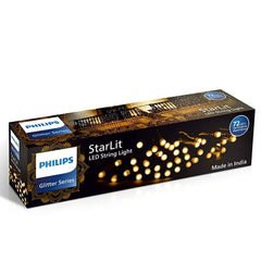 PHILIPS Starlit 12 Meter 72 LEDs String Light for Decoration | Festival LED String Light for Diwali, Christmas and Home Decoration| Pink
