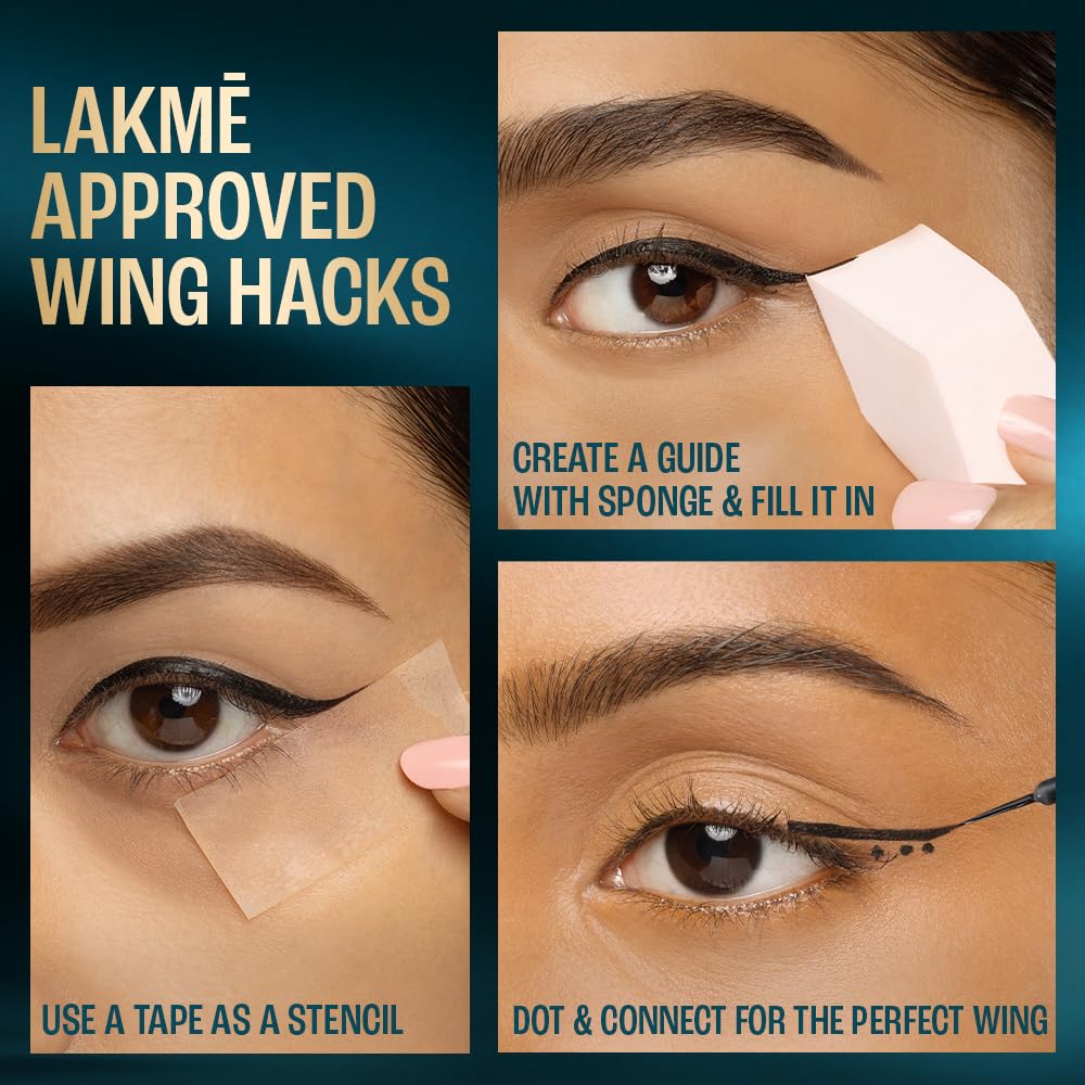 Lakme Eyeconic Liquid Eyeliner | Black | 4.5 ml