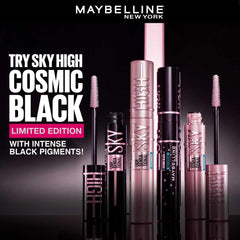 Maybelline New York Lash Sensational Sky High Mascara, Very Black, Lengthening and Volumizing Mascara With Bamboo Extract & Fibres, Ophthalmologist tested and Waterproof | 6ml