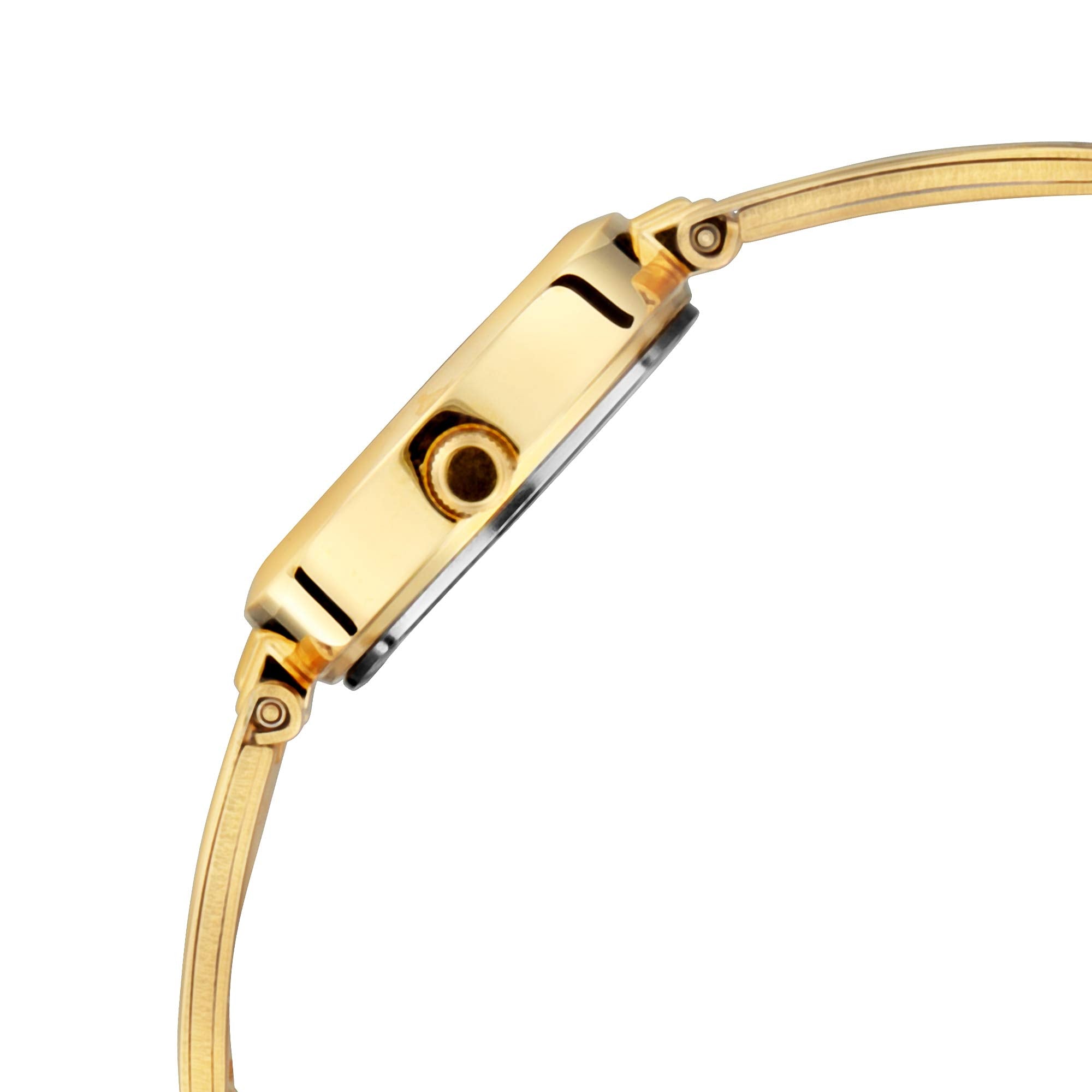 Titan Quartz Analog White Dial Gold Metal Strap Watch For Women - NN2598YM02