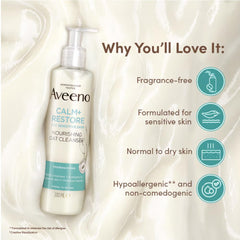 Aveeno Calm + Restore Nourishing Oat Cleanser 200 ml