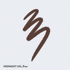 RENEE Midnight XXL Kajal | Brown Kohl Pencil with Built-in Sharpener | Waterproof, Smudge-proof, 24Hr Long-Lasting | Ultra-Rich Pigment, Smooth Glide | 1.5g