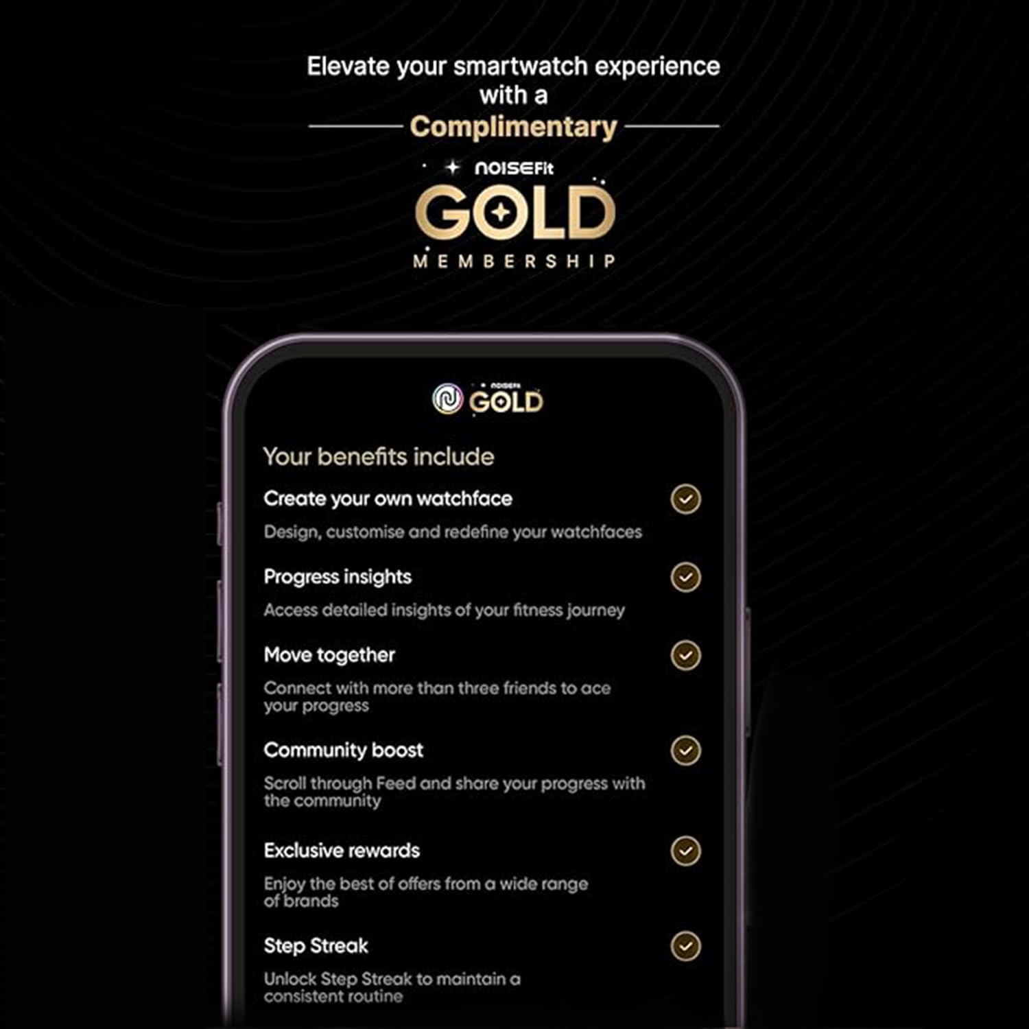 Noise Pro 5 Smart Watch with 1.85" AMOLED Display, BT Calling, New DIY Watch Faces, Ultra Personalization with Smart Dock, Productivity Suite, 100 Sports Modes and More (Rosegold Elite)