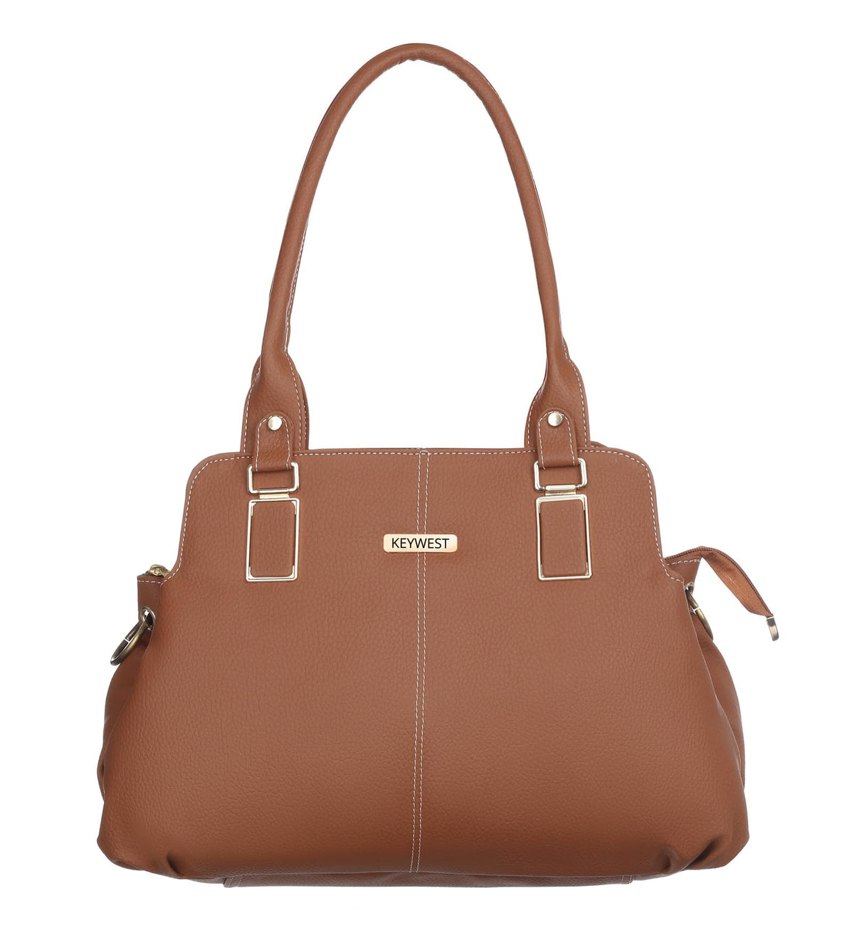 Keywest Women's Pheonix Satchel Tote Handbag for Women | Ladies purse | Stylish Shoulder Bag | Gift For Woman | Tan