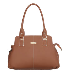 Keywest Women's Pheonix Satchel Tote Handbag for Women | Ladies purse | Stylish Shoulder Bag | Gift For Woman | Tan