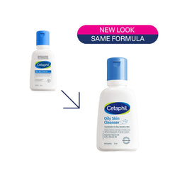 Cetaphil Oily Skin Cleanser Face Wash 59ml | Deep Cleansing for Oily, Acne Prone Skin | Gentle Foaming, Non-Irritating, pH Balanced | Dermatologist Recommended | For Your Sensitive Skin
