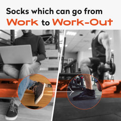 Supersox Anklet Ankle Length Socks for Men & Women (Unisex) Made With Durable, Breathable Cotton, Ideal for Casual Wear, Running, Sports - Pack of 3, Free Size (Orange, Grey, Royal Blue) - Apparel from Supersox - Shop in Sri Lanka at Arcade.lk