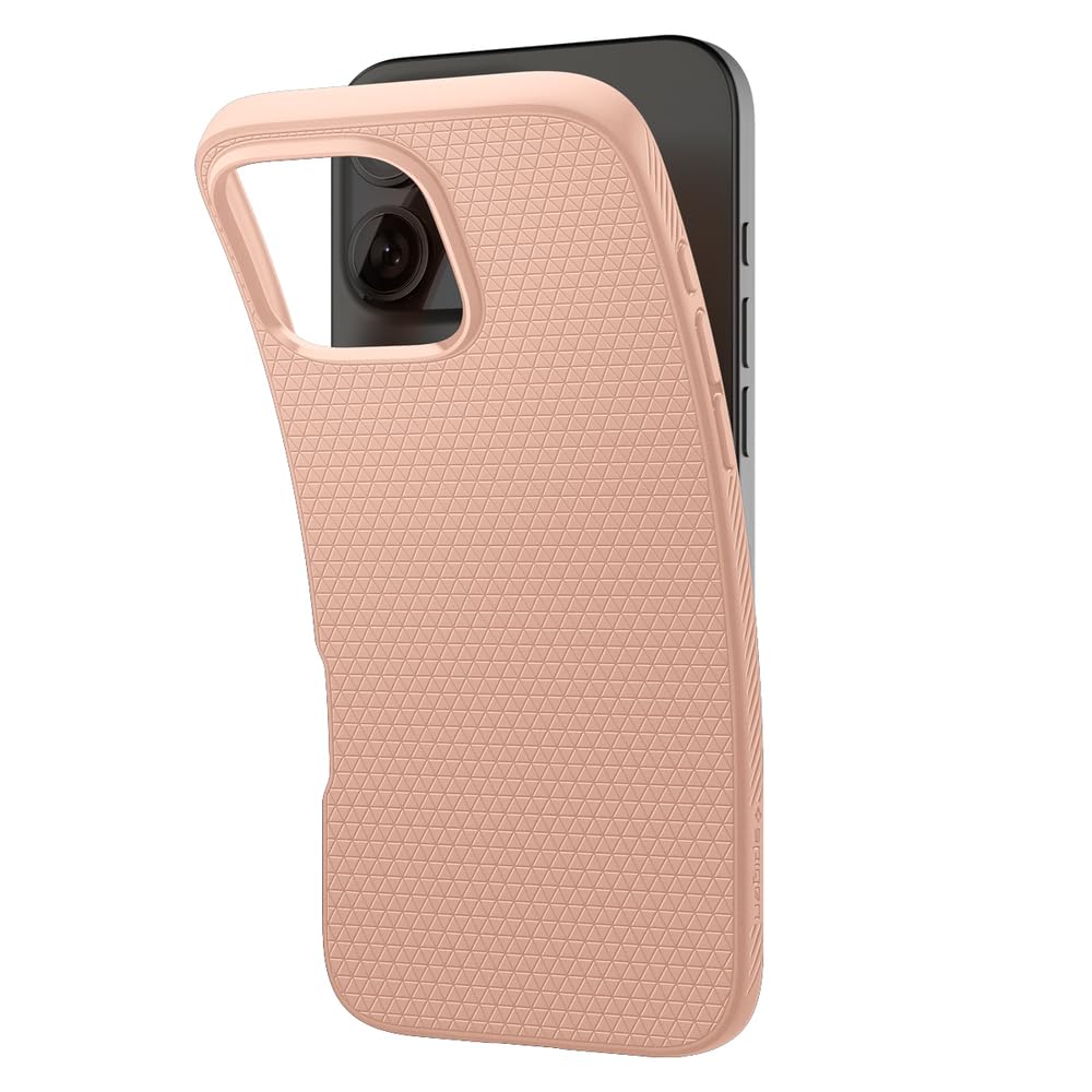Spigen Liquid Air Back Cover Case for iPhone, Durable Protection, Air Cushion Technology - TPU | Matte Black