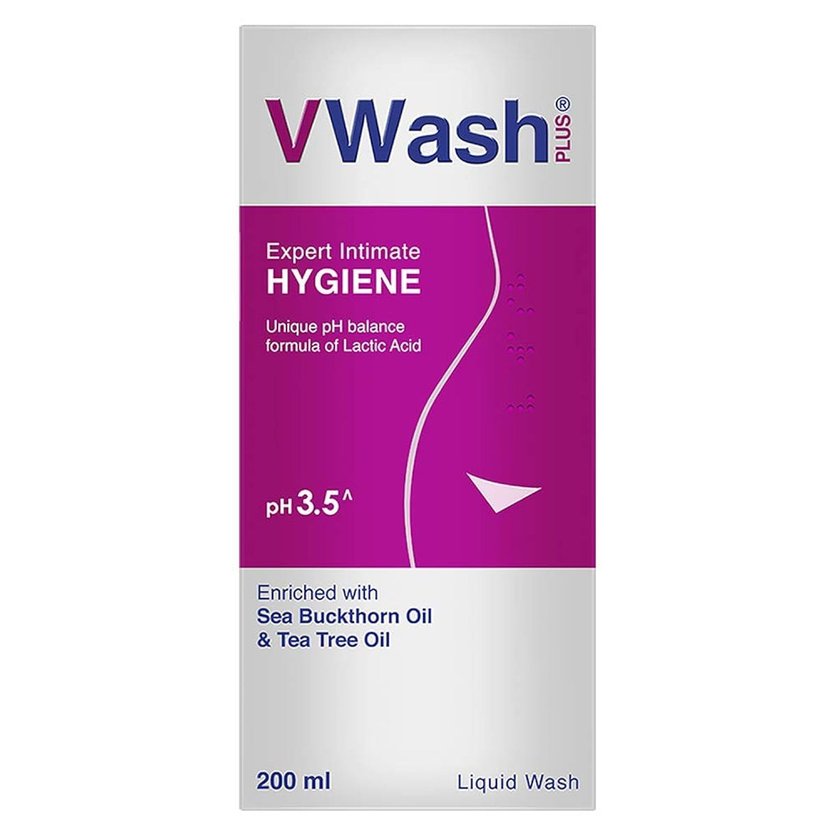 VWash Plus Expert Intimate Hygiene|| With Tea Tree Oil|| Liquid Wash Prevents Dryness|| Itchiness And Irritation|| Balances PH|| Paraben Free|| 200 ml
