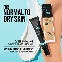 Maybelline New York Primer, Oils Absorbing, Moisturises and Smooths Skin, Long-lasting, Fit Me Matte + Poreless Finish, 30ml