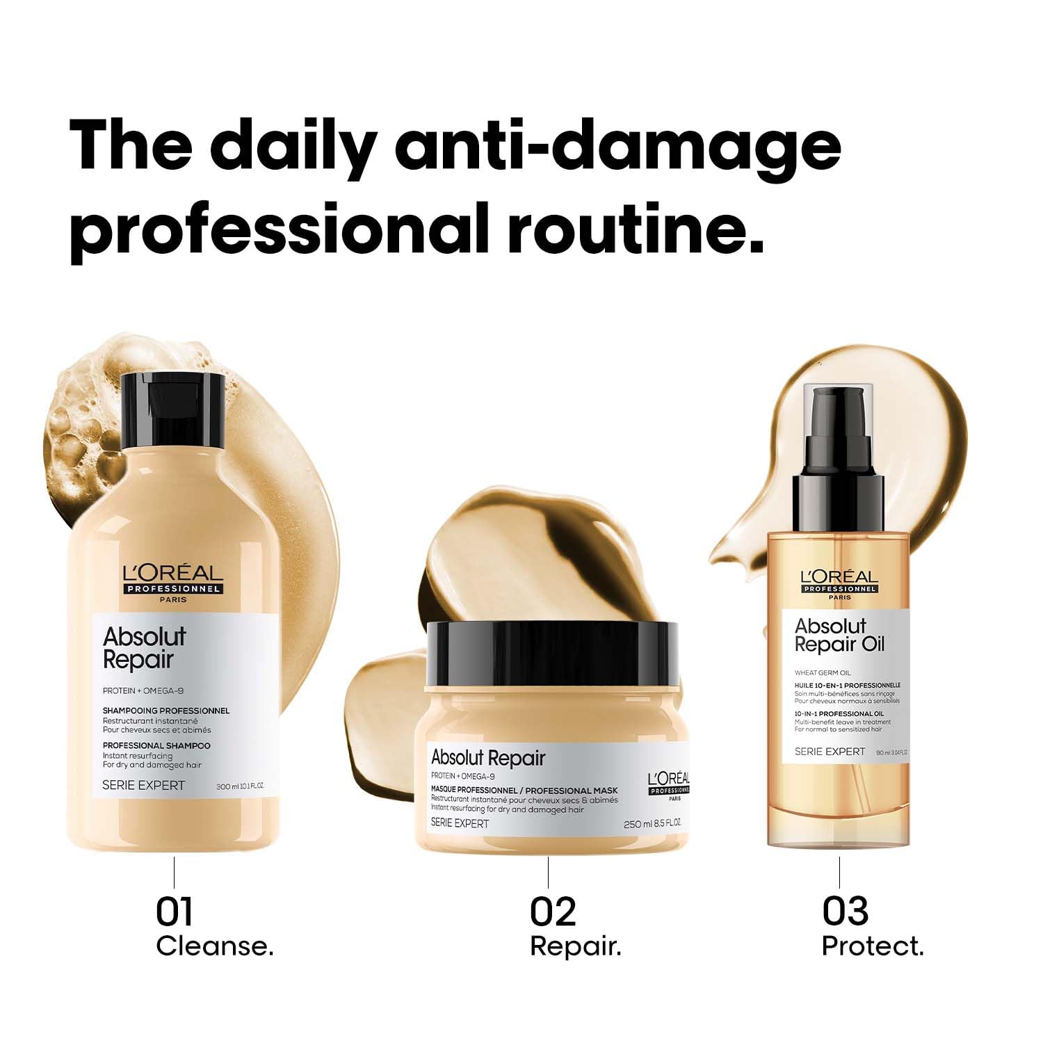 L'Oréal Professionnel Absolut Repair 10-in-1 Leave-in Serum - 90ml