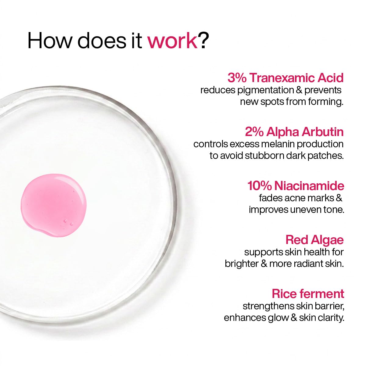 WishCare Advanced Dark Spot Correcting Serum - Niacinamide TXA Shot | 10% Niacinamide Face Serum For Pigmentation and Dark Spot | With 2% Alpha Arbutin & TXA for Glowing Skin | 10ml