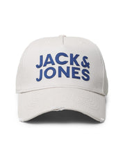 JACK & JONES Men's 100% Cotton JACLOGO COREBASEBALL Cap Sand Dollar ONE