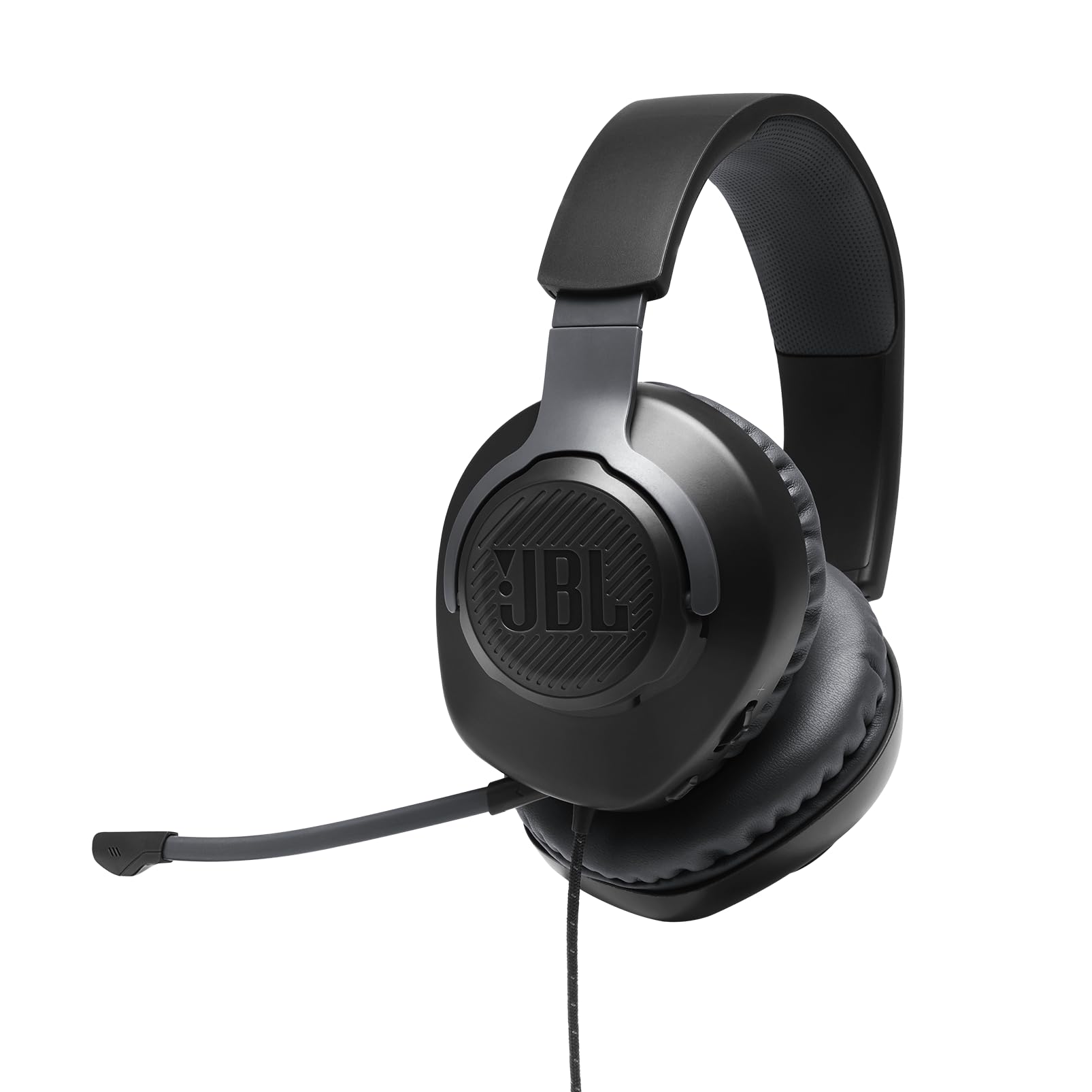 JBL Quantum 100 Wired Over Ear Gaming Headphones with Mic, 40mm Dynamic Drivers, Quantum Sound Signature, Detachable Mic, PC/Mobile/PS/Xbox/Nintendo/VR Compatible - Personal Computer from JBL - Shop in Sri Lanka at Arcade.lk