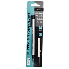 BRUSTRO Mechanical Precision Retractable Zero Eraser | 2.3mm - Ultra-Fine Tip | Refillable, Perfect for Artists, Architects, Students, Professionals, Clean and Accurate.