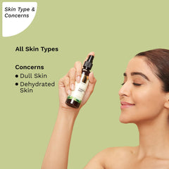 PILGRIM Spanish Squalane Face Toner for glowing skin | Refreshes & hydrates skin | Alcohol-free toner for open pores tightening|Toner for oily skin|Toner for acne prone skin | Toner for dry skin|100ml