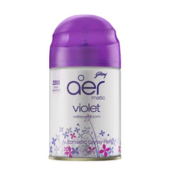 Godrej aer Matic Refill | Violet Valley Bloom | 2200 Sprays Guaranteed | Lasts up to 60 days (225ml) - Drugstore from Godrej aer - Shop in Sri Lanka at Arcade.lk