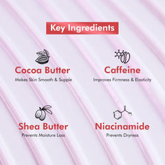 mCaffeine Sweet Escape Perfume Body Lotion | Niacinamide, Cocoa Butter & Shea Butter For Deep Moisturization | Lightweight, Non-Sticky | Fruity-Floral Fragrance | Body Lotion For Dry Skin - 300ml