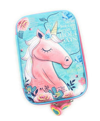 Premium Stylish Unicorn Owl Print Large Capacity Hardtop EVA Pencil Case - Toy from VIKASGIFTGALLERY - Shop in Sri Lanka at Arcade.lk