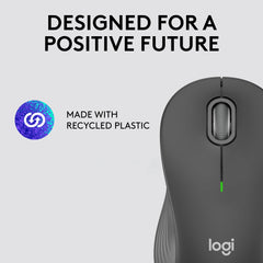 Logitech Signature M550 L Full Size Wireless Mouse - for Large Sized Hands, 2-Year Battery, Silent Clicks, Bluetooth, Multi-Device Compatibility