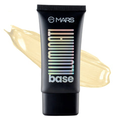 MARS Illuminati Base Dewy Primer with Highlighter | Glowy Dewy Primer for Face Makeup | Natural Finish (45ml) (GOLD)