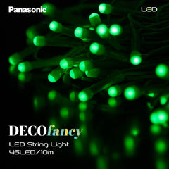 Panasonic Deco Fancy 10 Mtr LED String Light (Green)