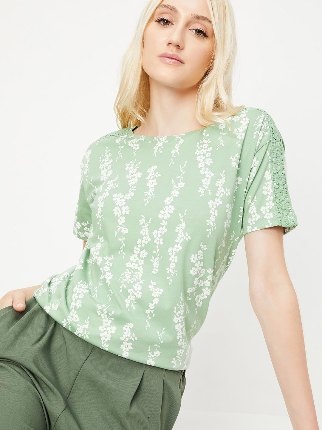 Max Women's Cotton Regular Fit T-Shirt