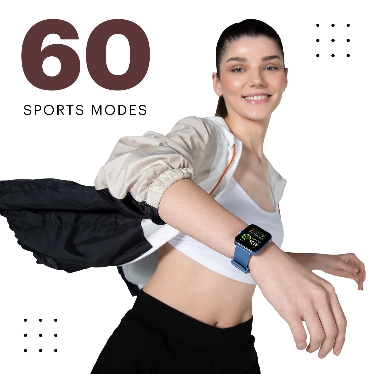 Noise ColorFit Pulse Grand Smart Watch with 1.69"(4.29cm) HD Display, 60 Sports Modes, 150 Watch Faces, Fast Charge, Spo2, Stress, Sleep, Heart Rate Monitoring & IP68 Waterproof (Jet Black) - Personal Computer from Noise - Shop in Sri Lanka at Arcade.lk