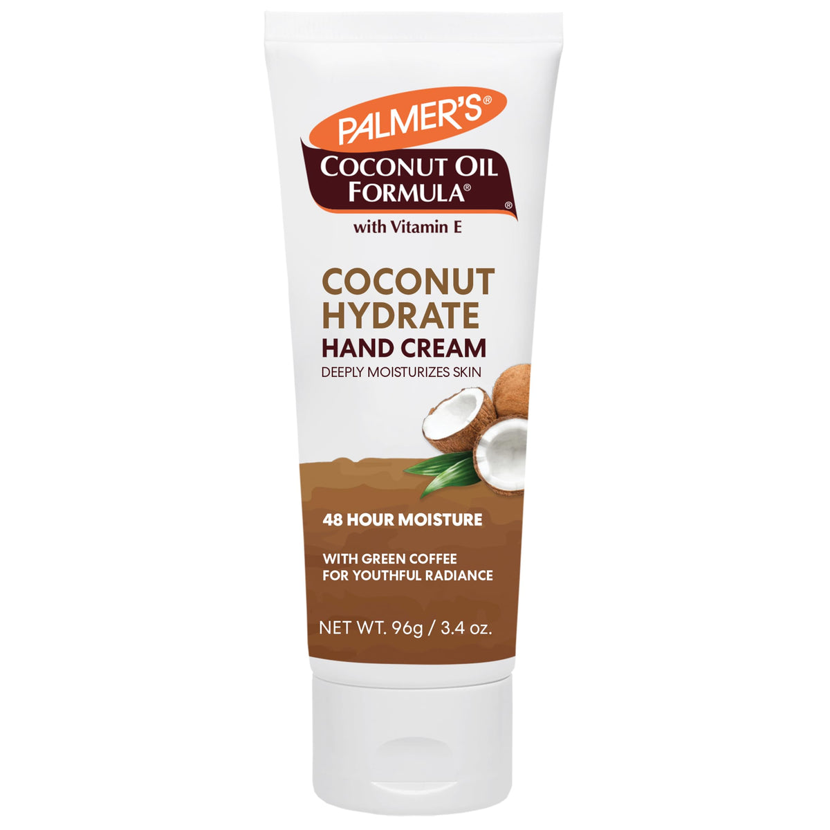 Palmer's Coconut Oil Hand Cream With Green Coffee Extract for Youthful Radiance - 96gm