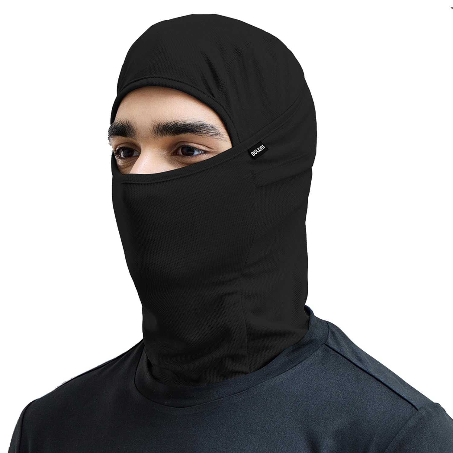 Boldfit Full Face Mask Balaclava for Bikers | Black