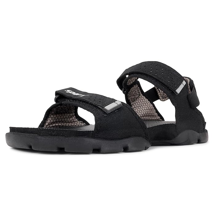SPARX mens SS 119 | Latest, Daily Use, Stylish Floaters | Black/Grey Sports Sandal