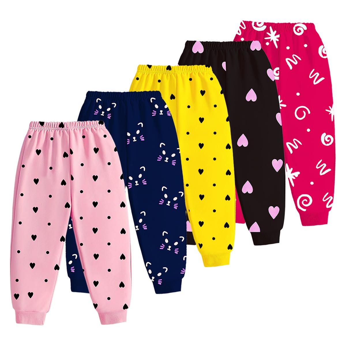 Kuchipoo Regular Fit Girls Pyjamas Set