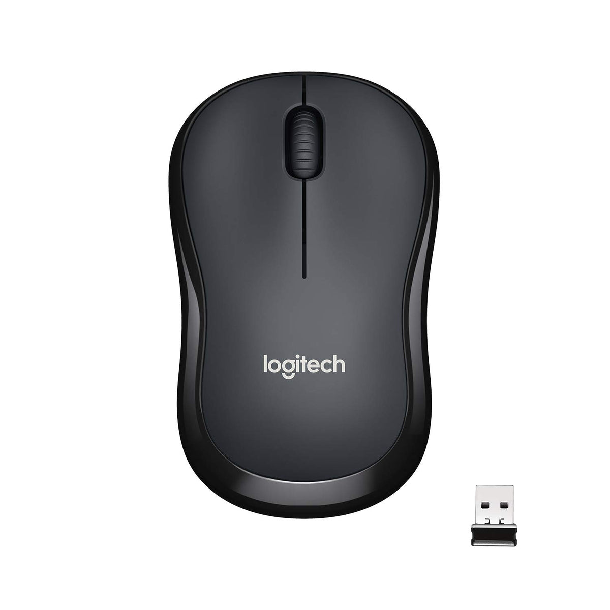 Logitech M221 Wireless Mouse, Silent Buttons, 2.4 GHz with USB Mini Receiver, 1000 DPI Optical Tracking, 18-Month Battery Life, Ambidextrous PC/Mac/Laptop - Charcoal Grey - Personal Computer from Logitech - Shop in Sri Lanka at Arcade.lk