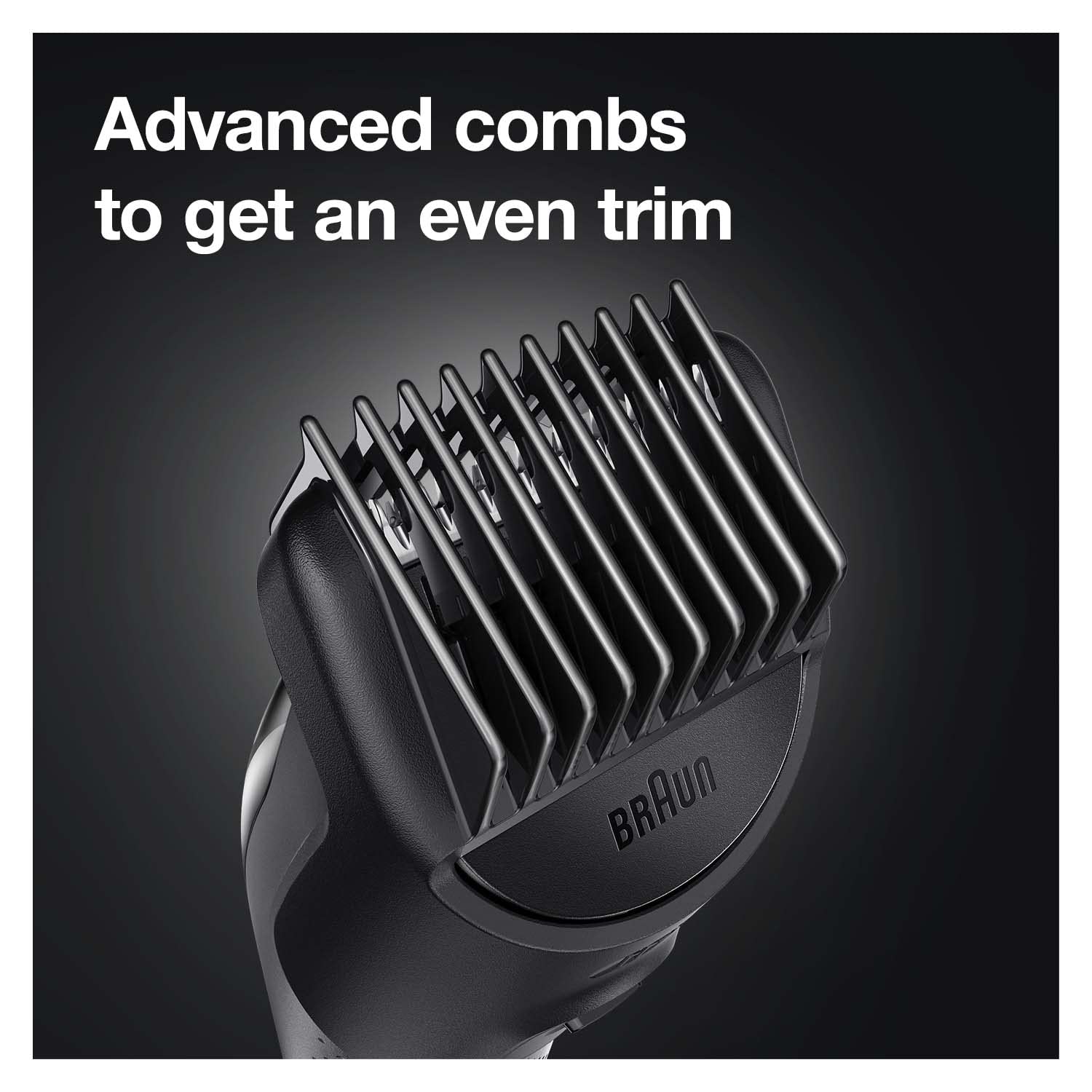 Braun All-in-One Trimmer for Men, From Gillette,10-in-1, For Face, Hair, Body, Ear, Nose, Private parts, German Engineering,100-Min Runtime, Waterproof, 5-quick charge, MGK5445