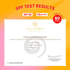 DOT & KEY Vitamin C + E Super Bright Sunscreen Spf 50 |Water-Light,UVA/UVB & Blue Light Protection|For Even Toned & Glowing Skin|With Liquid Spf 50+++| No White Cast| For All Skin Types| 50G,Pack Of 1