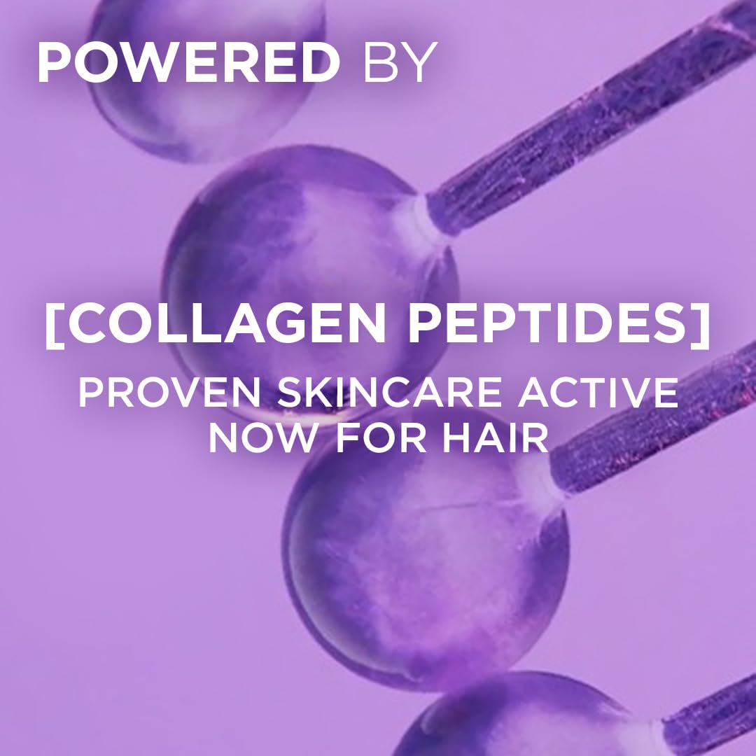 L'Oréal Paris Collagen Lifter Hair Thickening Serum with 7% Collagen Peptides for thin, flat hair | 72H lightweight volume & Frizz free hair, 80ml