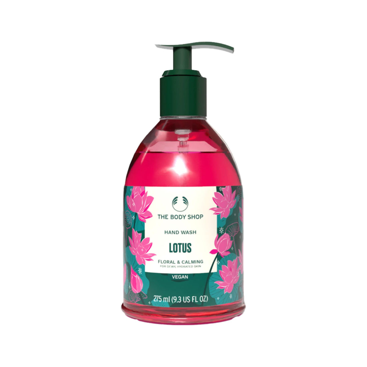 The Body Shop Lotus Hand Wash 275 ml | Fresh & Uplifting | Vegan | 92% Natural Ingredients