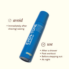 Asaya Even Tone Underarm Mist | Lightweight Spray for Underarm Pigmentation Removal & Odour Control | Even Tone Underarm Mist for Dark Underarms | 100 ml